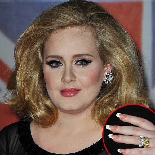 Adele's Hair, Nails and Makeup at the 2012 Brit Awards