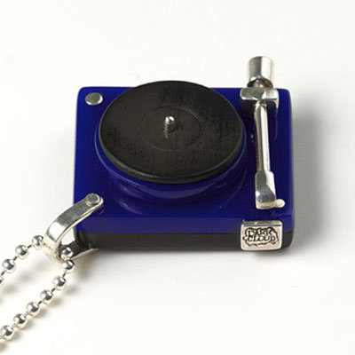 Blue acrylic vinyl and sterling silver turntable ($308)
Blue acrylic vinyl and sterling silver turntable ($308)