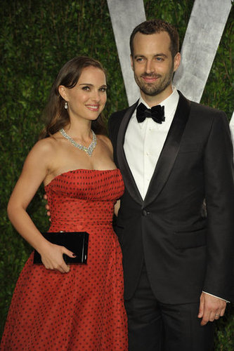 Natalie Portman and Benjamin Millepied at the Vanity Fair party.
Natalie Portman and Benjamin Millepied at the Vanity Fair party.