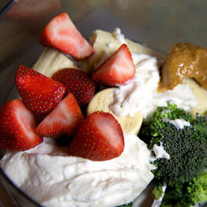 Smoothie With Broccoli, Banana, and Peanut Butter Recipe