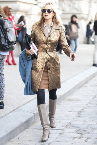 This metallic statement coat is all at once whimsical and totally wearable.
This metallic statement coat is all at once whimsical and totally wearable.