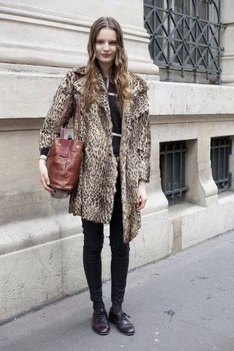 The downtown cool-girl wardrobe is always in want of the perfect exotic print overcoat — something that can dress up the casual layers underneath.
The downtown cool-girl wardrobe is always in want of the perfect exotic print overcoat — something that can dress up the casual layers underneath.