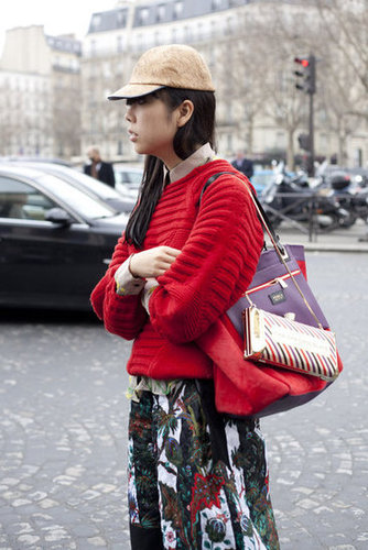 Paris Fashion Week Street Style Fall 2012 Paris Fashion Week Street Style Fall 2012