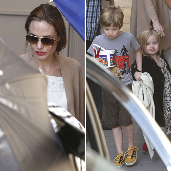 Angelina Jolie, Shiloh, and Vivienne at the Movies Pictures Angelina Jolie, Shiloh, and Vivienne at the Movies Pictures