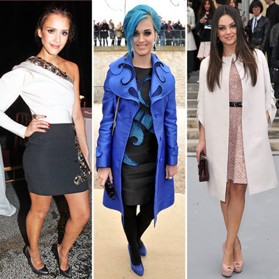 Jessica Alba, Olivia Palermo, Katy Perry and more Celebrities Front Row at Paris Fashion Week!