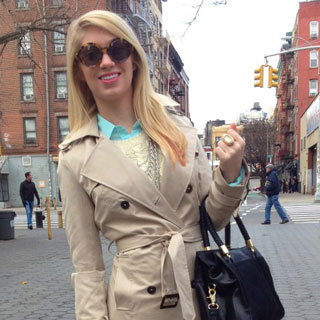 Beige Trench Coat Street Style