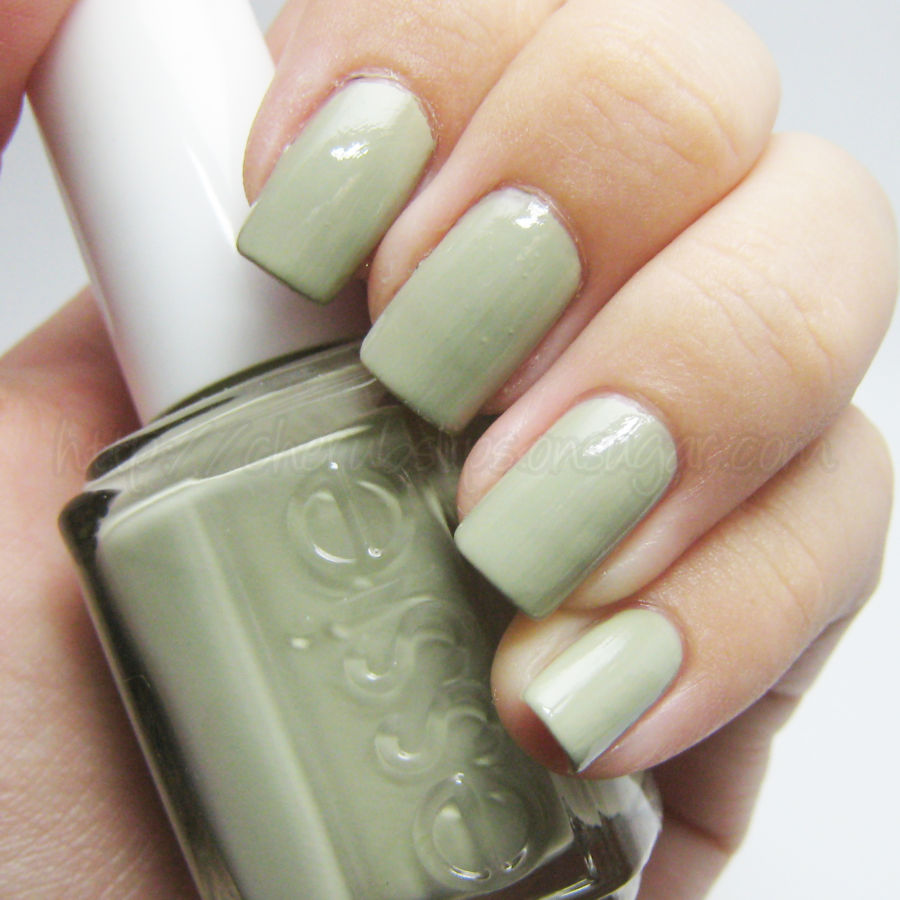Essie Da Bush Green toe nails, Green nails, Green nail polish