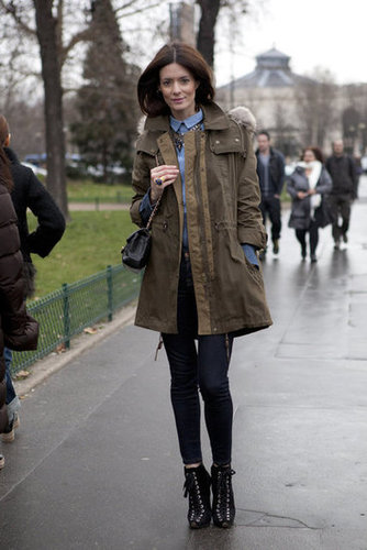 Paris Fashion Week Street Style Fall 2012 Paris Fashion Week Street Style Fall 2012