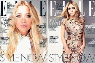 Mary-Kate and Ashley Olsen on the Cover of UK Elle's April 2012 Issue: Which Cover Do You Prefer?