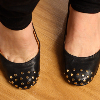 DIY Yourself a Pair of Studded Ballet Flats: Watch Our Easy, Step-by-Step Video And Learn How