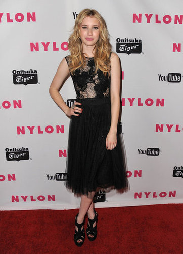 Emma Roberts in Fancy Elie Saab