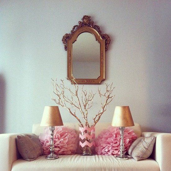 gold and pink gold and pink