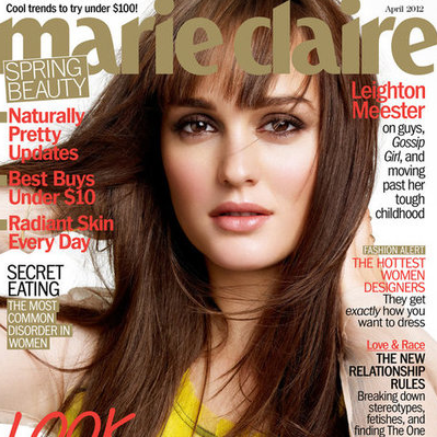Leighton Meester Pictures in Marie Claire April 2012