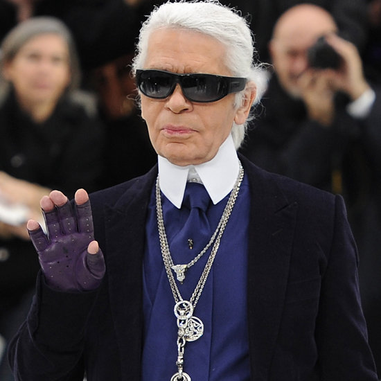 Karl Lagerfeld French Elle Grocery Pictures