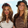 Jennifer Hawkins and Rebecca Judd Model Myer's 2012 Autumn Racing Collection