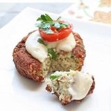 Faux-lafel w/ tahini sauce