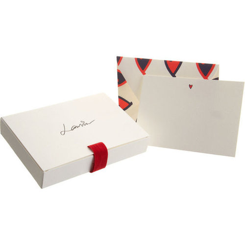 Lanvin Icon Airmail Heart Stationery