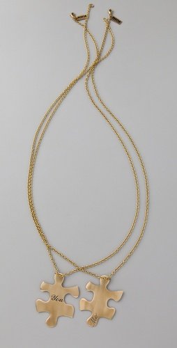 Monserat De Lucca Friendship Puzzle Necklace Set
