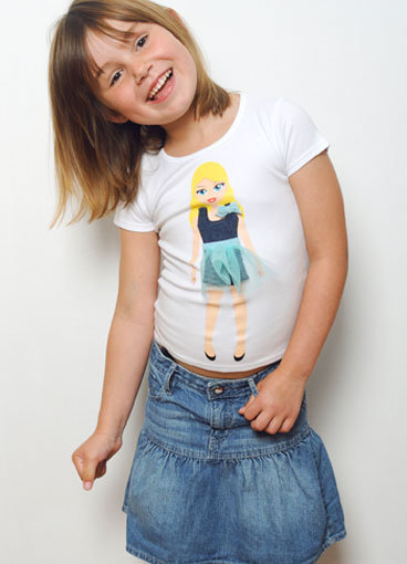 Lotty Dotty Paper Doll T-Shirts ($45) Lotty Dotty Paper Doll T-Shirts ($45)
