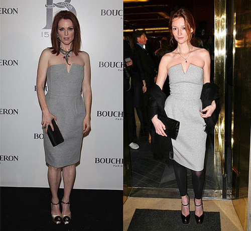 Julianne Moore Dons Gray Yves Saint Laurent