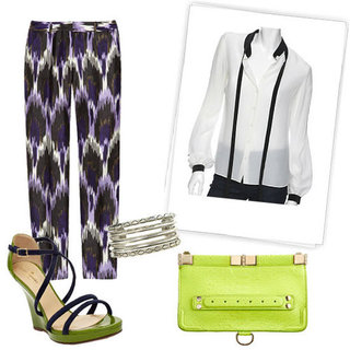 How to Style Printed Pants For Spring 2012