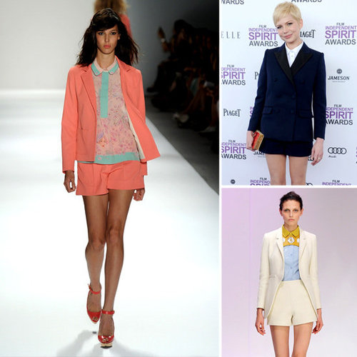 Shake Up a Spring '12 Trend: Pair Shorts   Blazers For a Fresh Look 