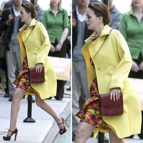 Leighton Meester Floral Dress