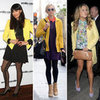 Jameela Jamil, Fearne Cotton, Caggie Dunlop Yellow Coats Trend