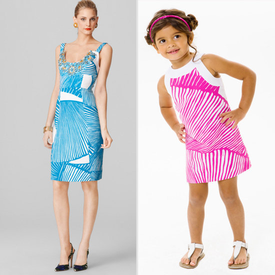 Milly Beaded Wythe Dress ($395) and Kiki Shift Dress ($180–$200)