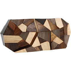 Rafe New York Maryanne Multi Color Wood Minaudiere