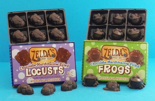 Passover Chocolate Marshmallow Frog and Locust Gift Set Passover Chocolate Marshmallow Frog and Locust Gift Set