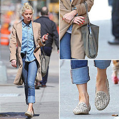 Celeb Style: Amber Heard Perfects Denim on Denim Celeb Style: Amber Heard Perfects Denim on Denim