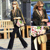 Kate Moss in London With Tulips Pictures