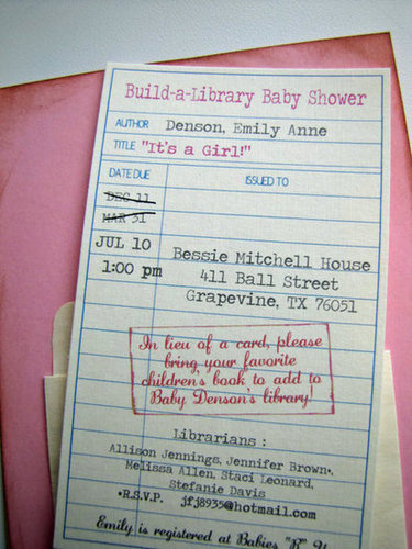 Library Card Invite Library Card Invite