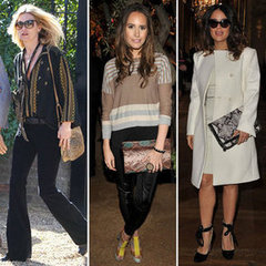 Kate Moss, Salma Hayek, Louise Roe With Snakeskin Bags Trend