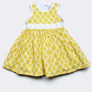 Baby CZ Yellow/White Cleo Tile Dress ($139) Baby CZ Yellow/White Cleo Tile Dress ($139)