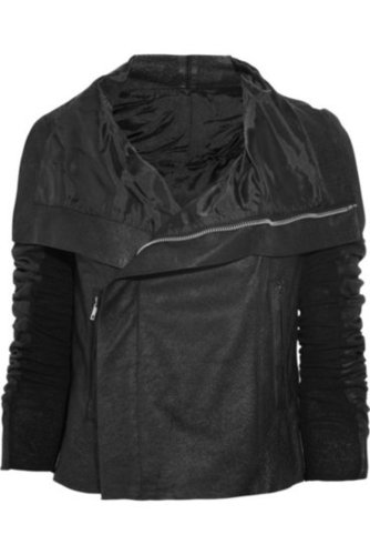 Rick Owens | Textured-leather biker jacket | NET-A-PORTER.COM