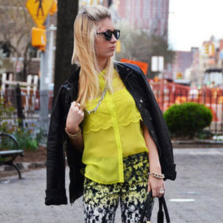 H&M Print Pants Street Style