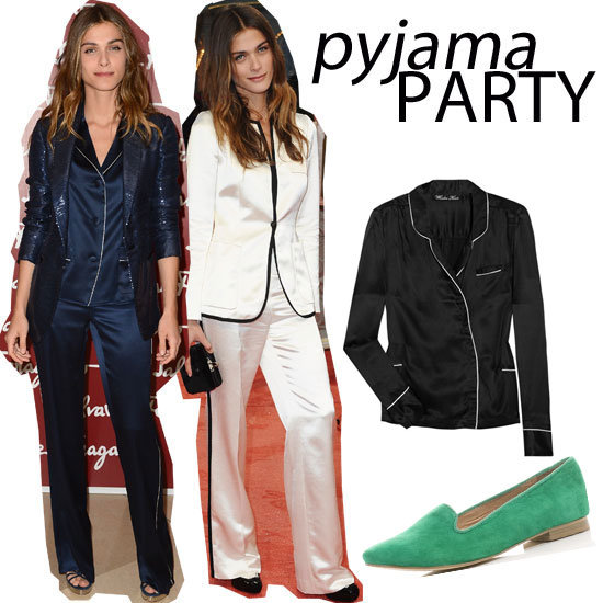 It's All About Pyjama Dressing: Elisa Sednaoui Wears The Sleepwear Trend on the Red Carpet