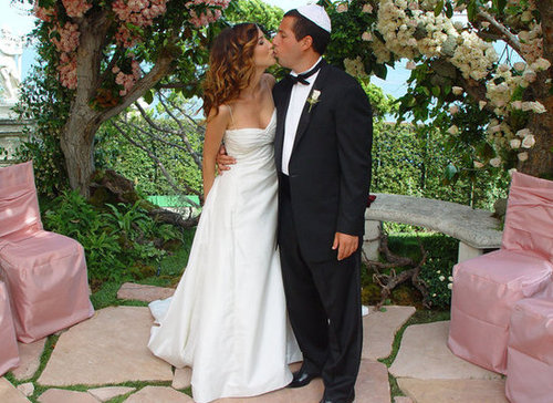 Adam Sandler and Jackie Titone made it official in Malibu in June 2003.
Adam Sandler and Jackie Titone made it official in Malibu in June 2003.