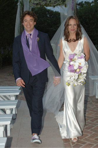 Robert Downey Jr. took bride Susan Levin by the hand in August 2005.
Robert Downey Jr. took bride Susan Levin by the hand in August 2005.