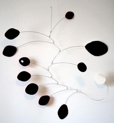 Black Modern Art Mobile ($130) Black Modern Art Mobile ($130)