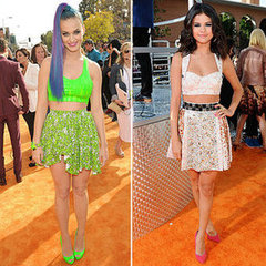 Kids' Choice Awards Selena Gomez, Katy Perry Wear Crop Tops Kids' Choice Awards Selena Gomez, Katy Perry Wear Crop Tops