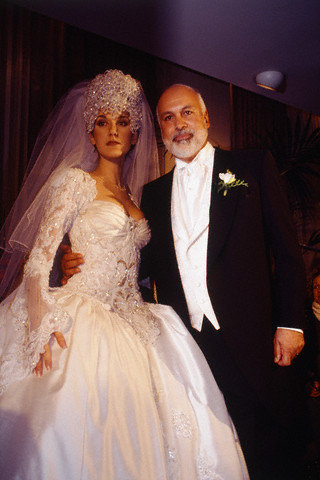 Céline Dion wed René Angelil in December 1994 at the Notre-Dame Basilica in Montreal, Quebec.
Céline Dion wed René Angelil in December 1994 at the Notre-Dame Basilica in Montreal, Quebec.