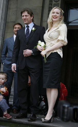 Actor Sean Bean exchanged vows with Georgina Sutcliffe in London during February 2009.
Actor Sean Bean exchanged vows with Georgina Sutcliffe in London during February 2009.