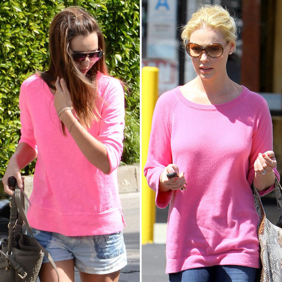 Miranda Kerr Hot-Pink Sweater Miranda Kerr Hot-Pink Sweater