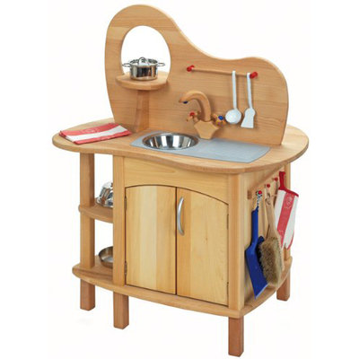 Glueckskaefer Wooden Play Kitchen ($423)