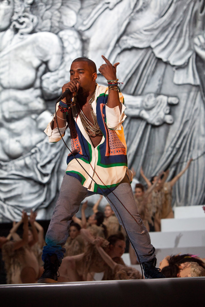 Kanye West took the stage at Coachella in 2011.
Kanye West took the stage at Coachella in 2011.