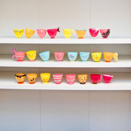 Plastic Easter Egg Tea Cups Plastic Easter Egg Tea Cups