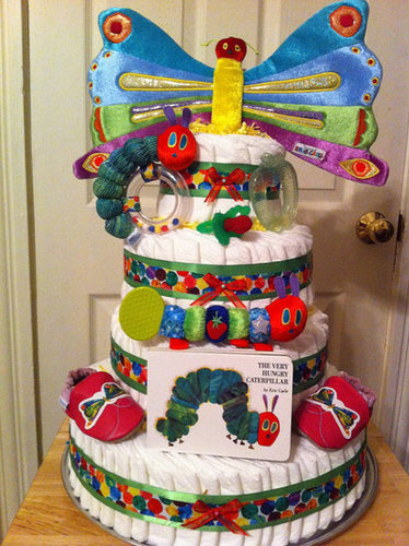 Very Hungry Caterpillar Diaper Cake Very Hungry Caterpillar Diaper Cake